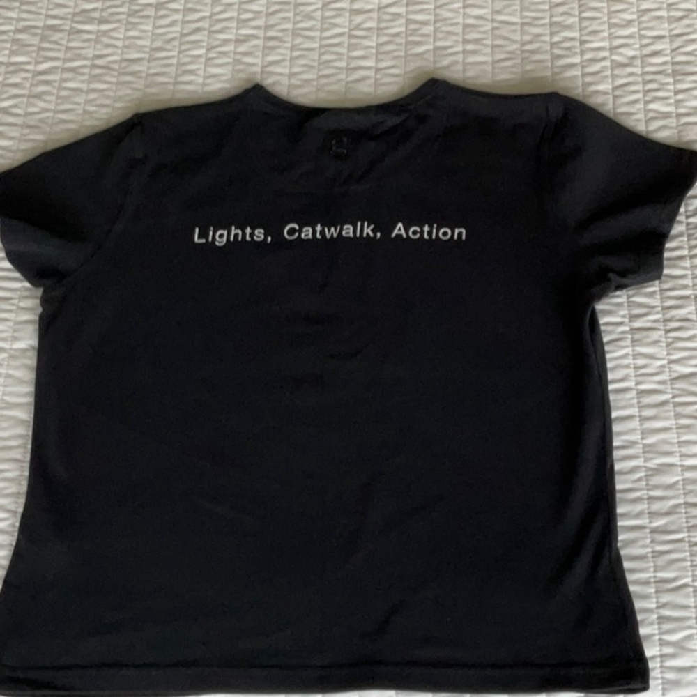 Vintage YSL Promotional Black Short Sleeve Short Length T Shirt. Small - Picture 3 of 6